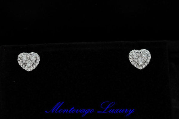 Picture of ORECCHINI A CUORE CON DIAMANTI 1,09 CT