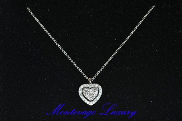 Picture of COLLANA CON CUORE DI DIAMANTI 0.37 CT