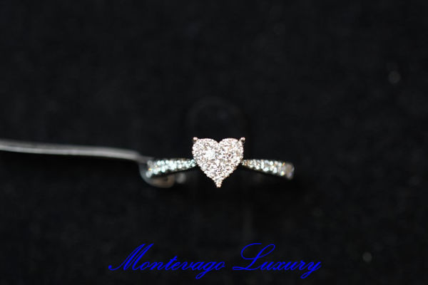 Immagine di ANELLO CON CUORE DI DIAMANTI 0.39 CT