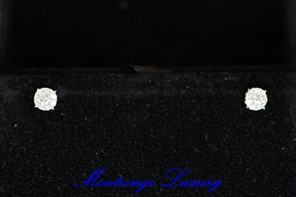 Picture of ORECCHINI EFFETTO PUNTO LUCE 0.45 CT