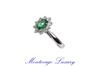 Picture of ANELLO SMERALDO 0.58 CT E DIAMANTI