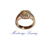 Picture of ANELLO ORO ROSA DIAMANTI E DIAMANTE FANCY 0.37 CT