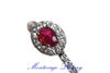 Immagine di ANELLO RUBINO 0.52 CT E DIAMANTI