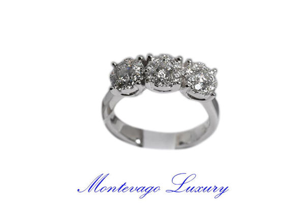 Immagine di ANELLO EFFETTO TRILOGY 0.94 CT