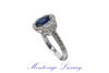 Picture of ANELLO CON ZAFFIRO 1.68 E DIAMANTI 1 CT