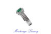 Immagine di ANELLO CON SMERALDO 1.01 CT E DIAMANTI 0.62 CT