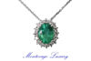 Picture of COLLANA CON PENDENTE CON SMERALDO 2.80 CT E DIAMANTI