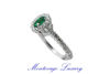 Picture of ANELLO SMERALDO 0.48 CT E DIAMANTI 1.16 CT