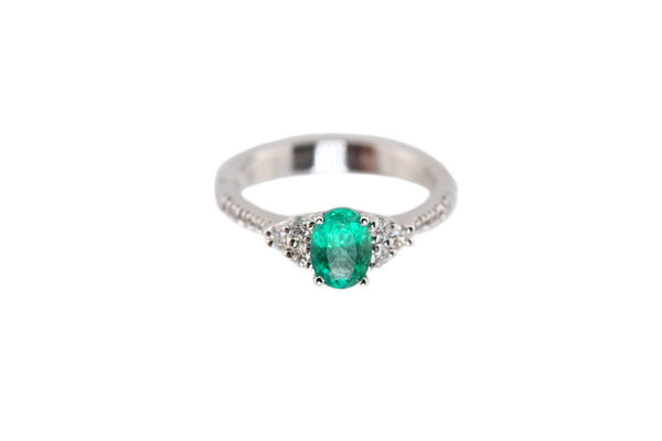 Immagine di ANELLO SMERALDO 0,93 CT