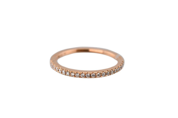 Orecchini Never Say Never In Oro Giallo 18K Con Diamanti 0.04 Ct – Cerchi A Vite – Gioiello Con Certificato