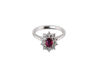 Picture of ANELLO RUBINO 0,44 CT E DIAMANTI