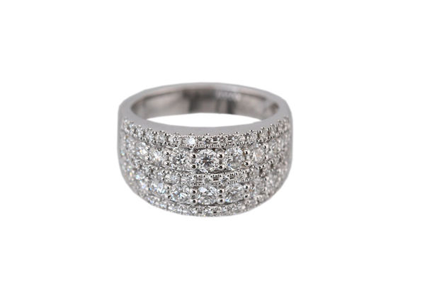 Anello fascia hotsell con brillanti