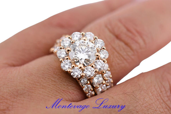Picture of ANELLO ORO ROSA CON DIAMANTI 5.96 CT