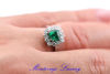 Immagine di ANELLO CON SMERALDO 1 CT E DIAMANTI