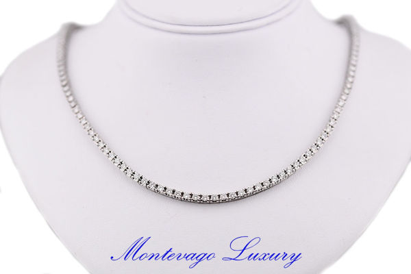 Immagine di COLLANA TENNIS CON DIAMANTI 7,57 CT
