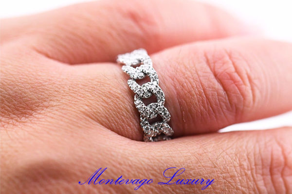 Immagine di ANELLO GROUMETTE CON DIAMANTI 0,60 CT