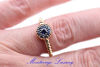 Immagine di ANELLO ORO GIALLO CON ZAFFIRI 0,43 CT