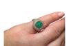 Immagine di ANELLO CHEVALIER CON MALACHITE E DIAMANTI