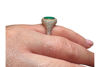 Immagine di ANELLO CHEVALIER CON MALACHITE E DIAMANTI