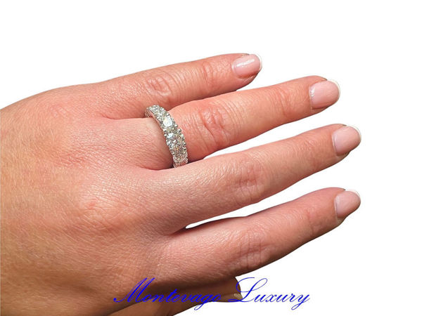 Immagine di ANELLO GIRODITO DEGRADÈ CON DIAMANTI 3.68 CT