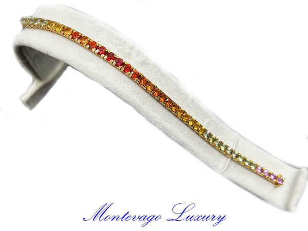 Immagine di BRACCIALE TENNIS ZAFFIRI MULTICOLOR