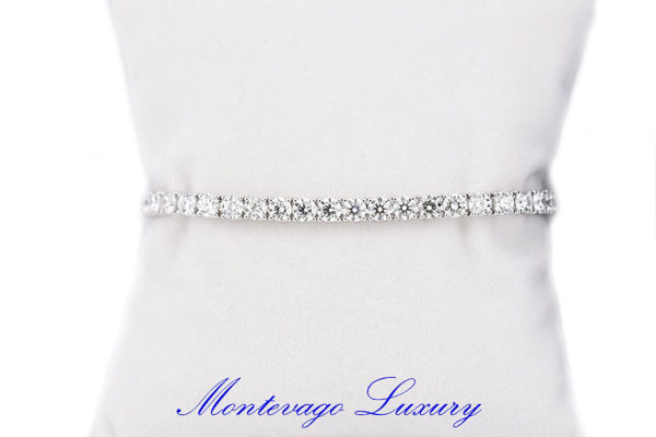 Immagine di BRACCIALE TENNIS CON DIAMANTI 17.24 CT