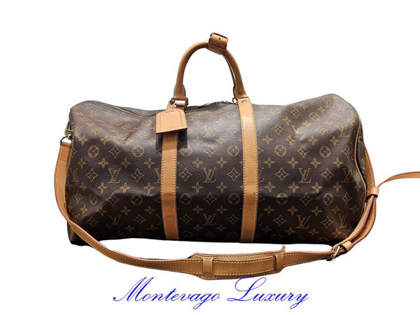 Immagine di LOUIS VUITTON KEEPALL BANDOULIERE 55 MONOGRAM