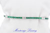 Immagine di BRACCIALE TENNIS CON SMERALDI 5,50 ct E DIAMANTI