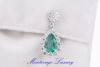 Immagine di ORECCHINI PENDENTI A GOCCIA CON SMERALDI 4.74 CT