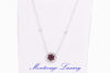 Picture of COLLANA CON PENDENTE CON RUBINI 0.77 CT E DIAMANTI
