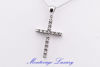 Immagine di COLLANA CON CROCE DI DIAMANTI 0.40 CT