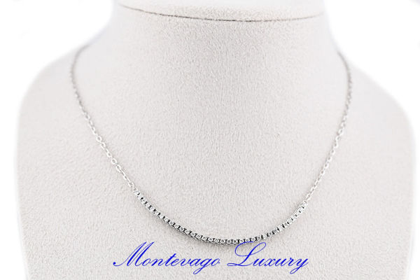 Immagine di COLLANA CON PENDENTE MEZZO TENNIS