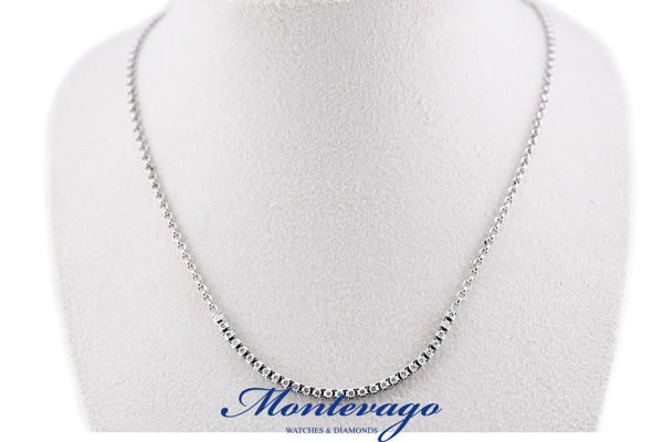 Immagine di COLLANA CON PENDENTE MEZZO TENNIS