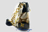 Immagine di LOUIS VUITTON WHITE MONOGRAM CHARMS LINDA ALLIGATOR TRIM CHAINS BAG
