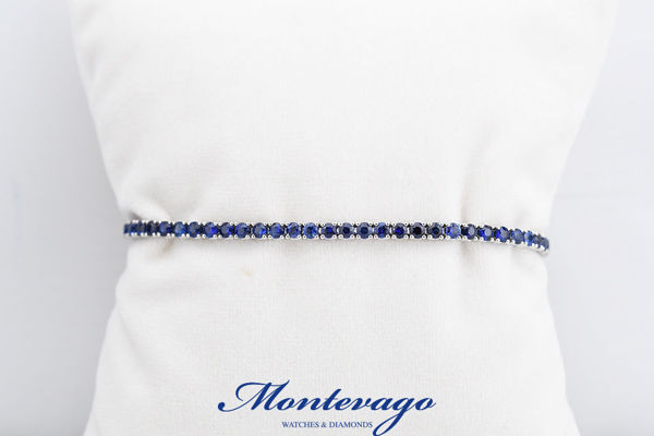 Immagine di BRACCIALE TENNIS CON ZAFFIRI 7,61 CT